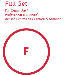 Full Set / For Group Use / Professional (Full-scale) Artistic Expression / Lecture & Seminar